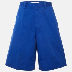 Ambush Blue Cotton Wide Shorts M/waist 33"